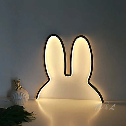 LED Nachtlicht Hase, USB Wiederaufladbar