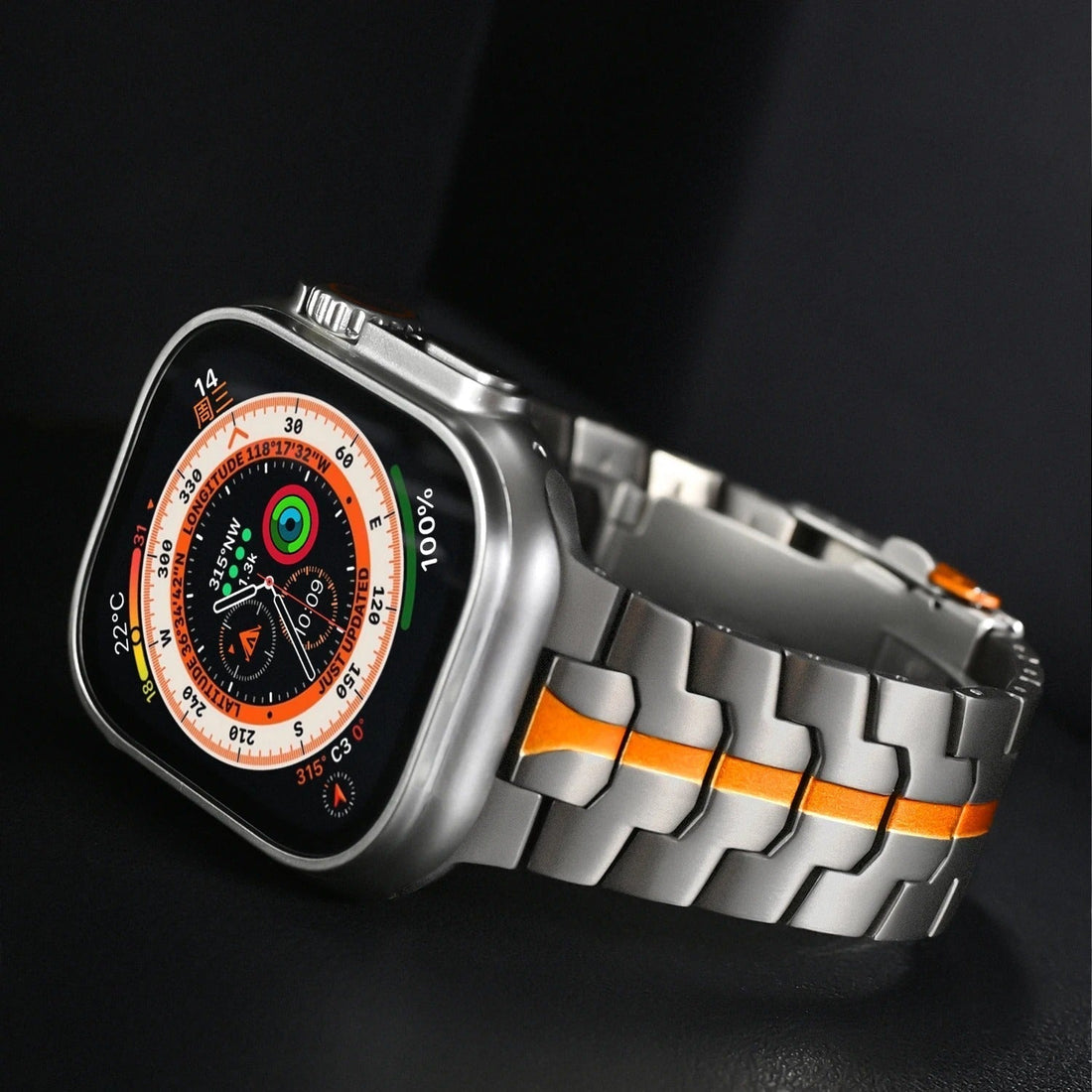Keith Lane | Luxus Titanium Apple Watch Band