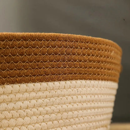 SchlummerNest – Handgewebtes Katzenbett aus Baumwollseil