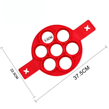7er Antihaft Pfannkuchenpfanne Silikon