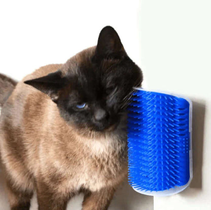 Katzen-Selbstpflegebürste für die Ecke