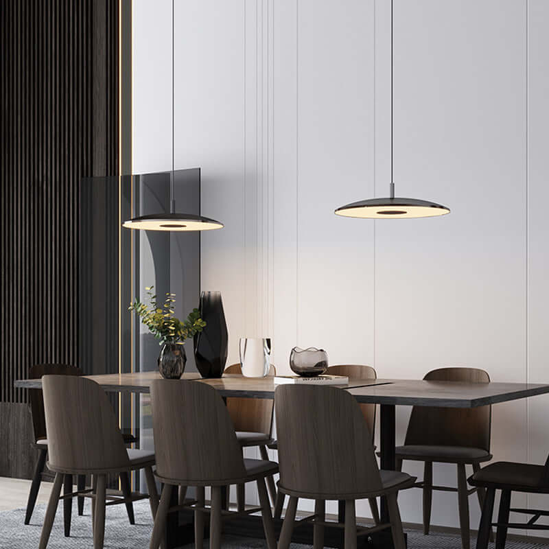 Moderne LED Pendelleuchte - Eisen Nickel