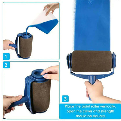 6-teiliges Farbroller-Set für schnelles &amp; sauberes Streichen