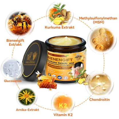 Bienengiftcreme | Salbe mit Bienengift, Hyaluron &amp; Kollagen | BeeLixir