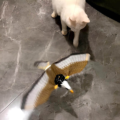 Katzenspielzeug fliegender Vogel - Automatisches Bewegungsspielzeug