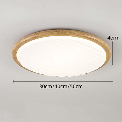 LED Deckenleuchte Holzoptik Schlafzimmer