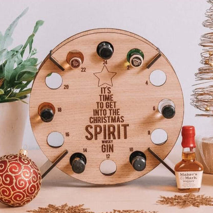 Adventskalender Männer | Bieradventskalender aus Holz | Weihnachtskalender | BierBaum