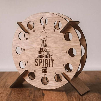 Adventskalender Männer | Bieradventskalender aus Holz | Weihnachtskalender | BierBaum