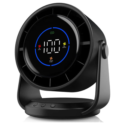 Turbo Cool Tragbare USB-Klimaanlage mit Verstellbarer Brise, Flüsterleisem Betrieb &amp; Faltbarem Design – Für Zuhause, Büro &amp; Auto