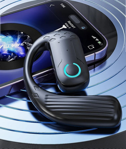 Open-Ear Wireless Bluetooth Headset – 5.4 180° drehender Sport- und Business-Kopfhörer mit Mikrofon
