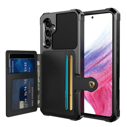 Magnetische Leder-Brieftaschenhülle für Samsung Galaxy A