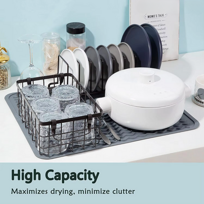 Silikon-Abtropfmatte - Umweltfreundlich &amp; Hitzebeständig | Küche