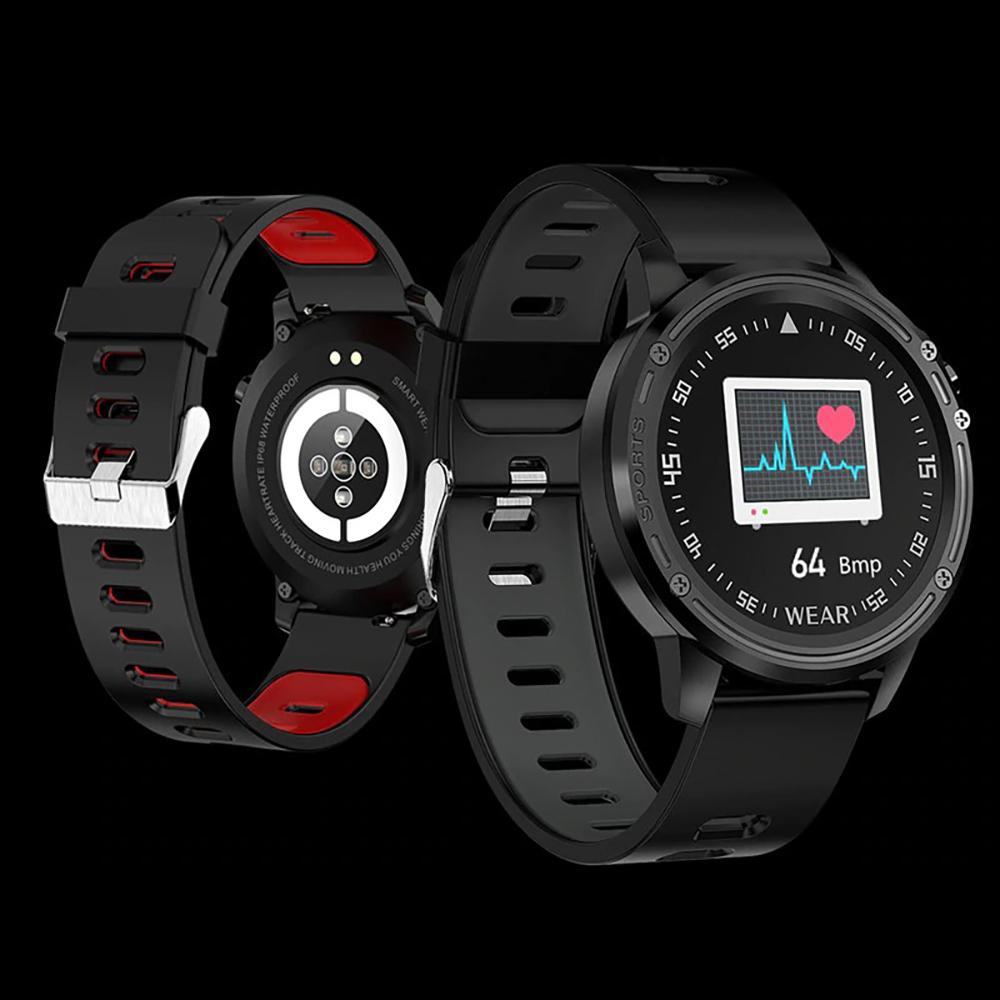 Voll HD Runde Touchscreen Herzfrequenzmonitor Smartwatch