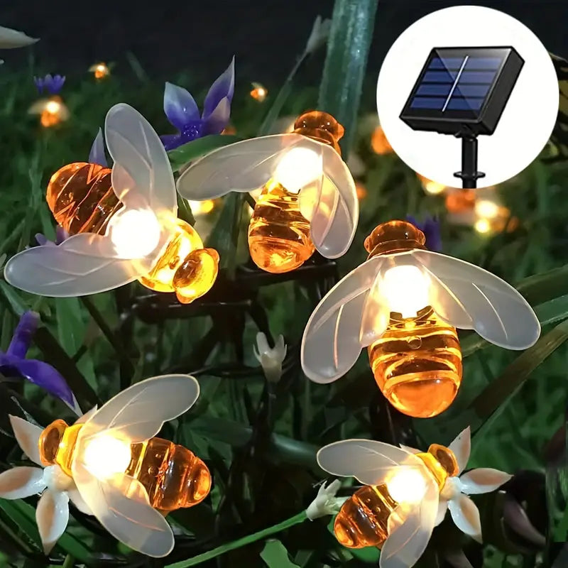 Solar Blumenlichterkette für Garten -Wetterfest &amp; Umweltfreundlich