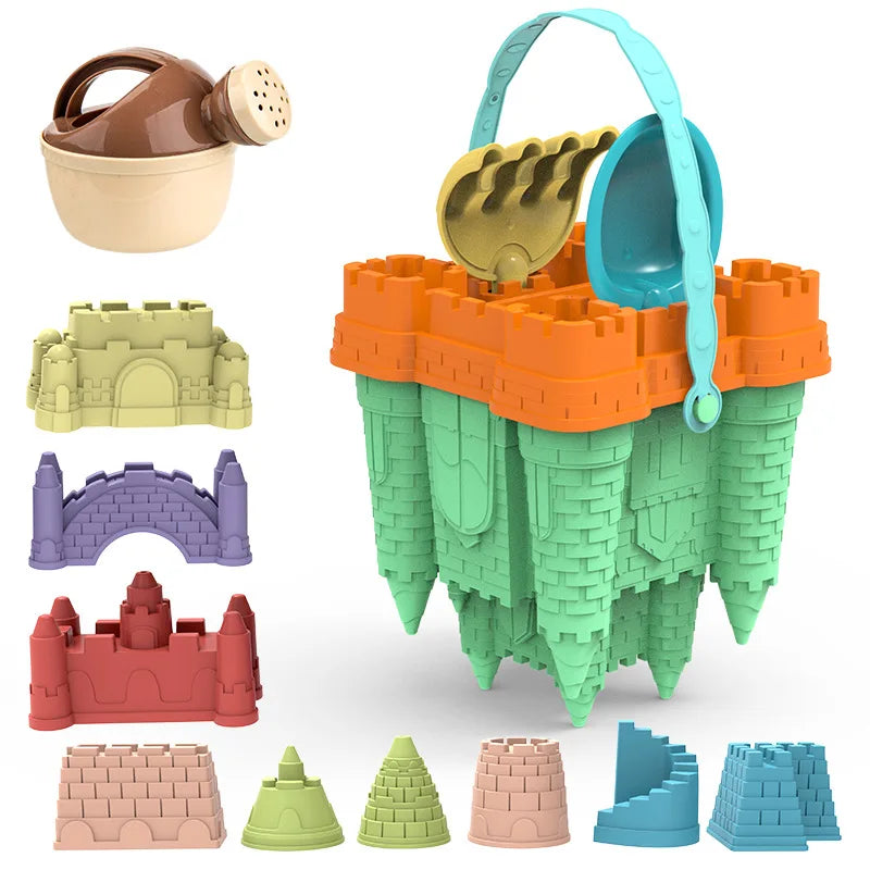 Sandkastenspielset für Kinder - Kreative Bauformen – Leicht &amp; Robust
