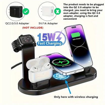 3 in 1 Wireless Ladegerät Stand