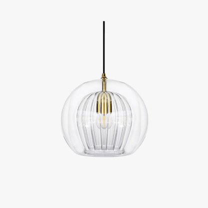 Moderne LED Pendelleuchte Glaskugel - Höhenverstellbar