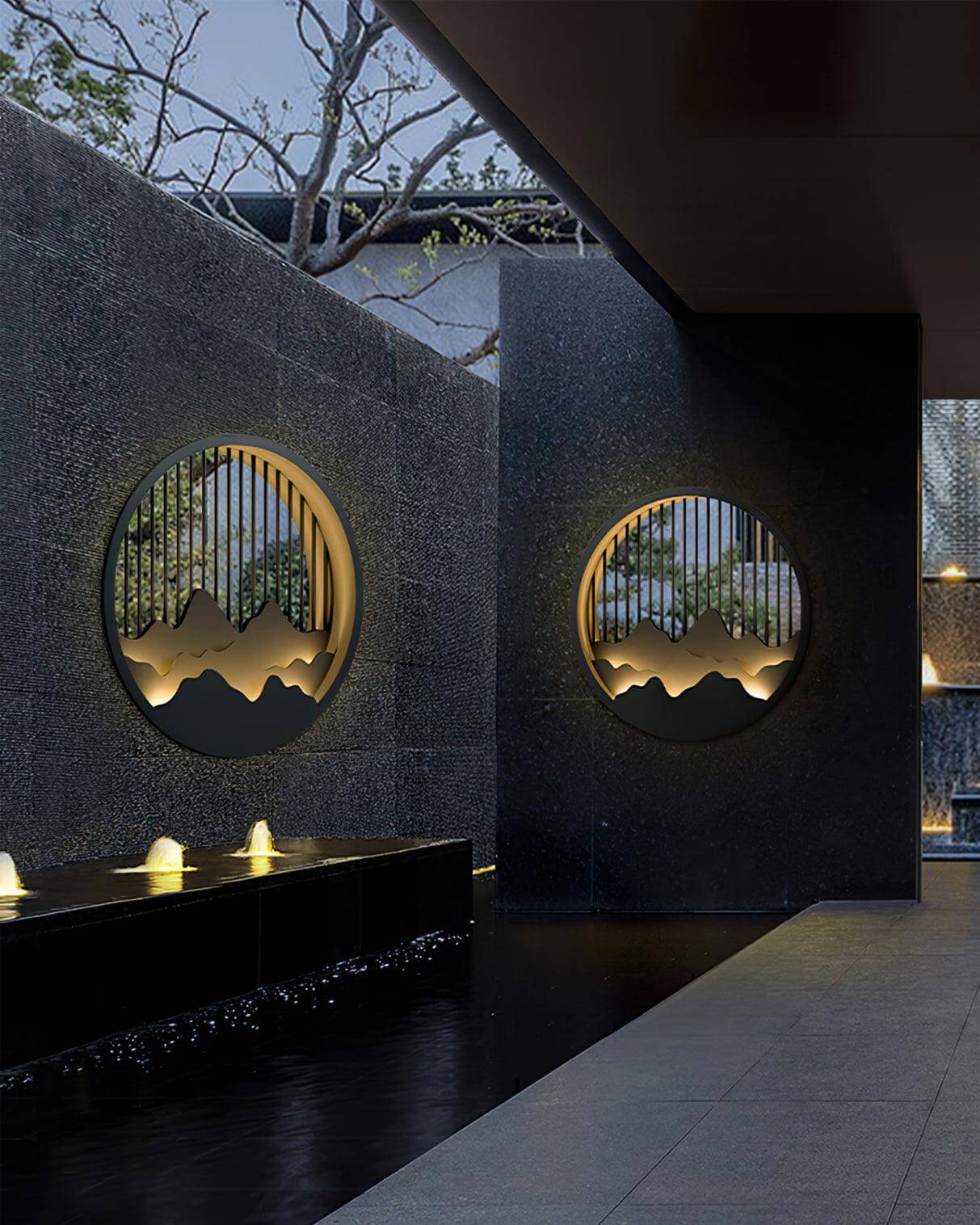 LED-Wandleuchte Außen, Wasserdicht, Modernes Design