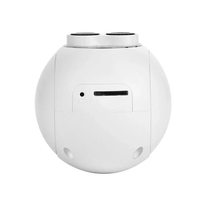5X Zoom 2MP WiFi PTZ Glühbirnenkamera mit Nachtsicht, Audio Gegensprechanlage &amp; Alarm-Fernbedienung