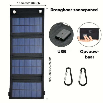 Tragbare Faltbare Solar Powerbank - Outdoor Ladegerät