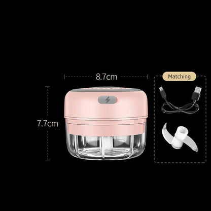 Elektrischer Mini-Zerkleinerer - Gemüse, Kräuter