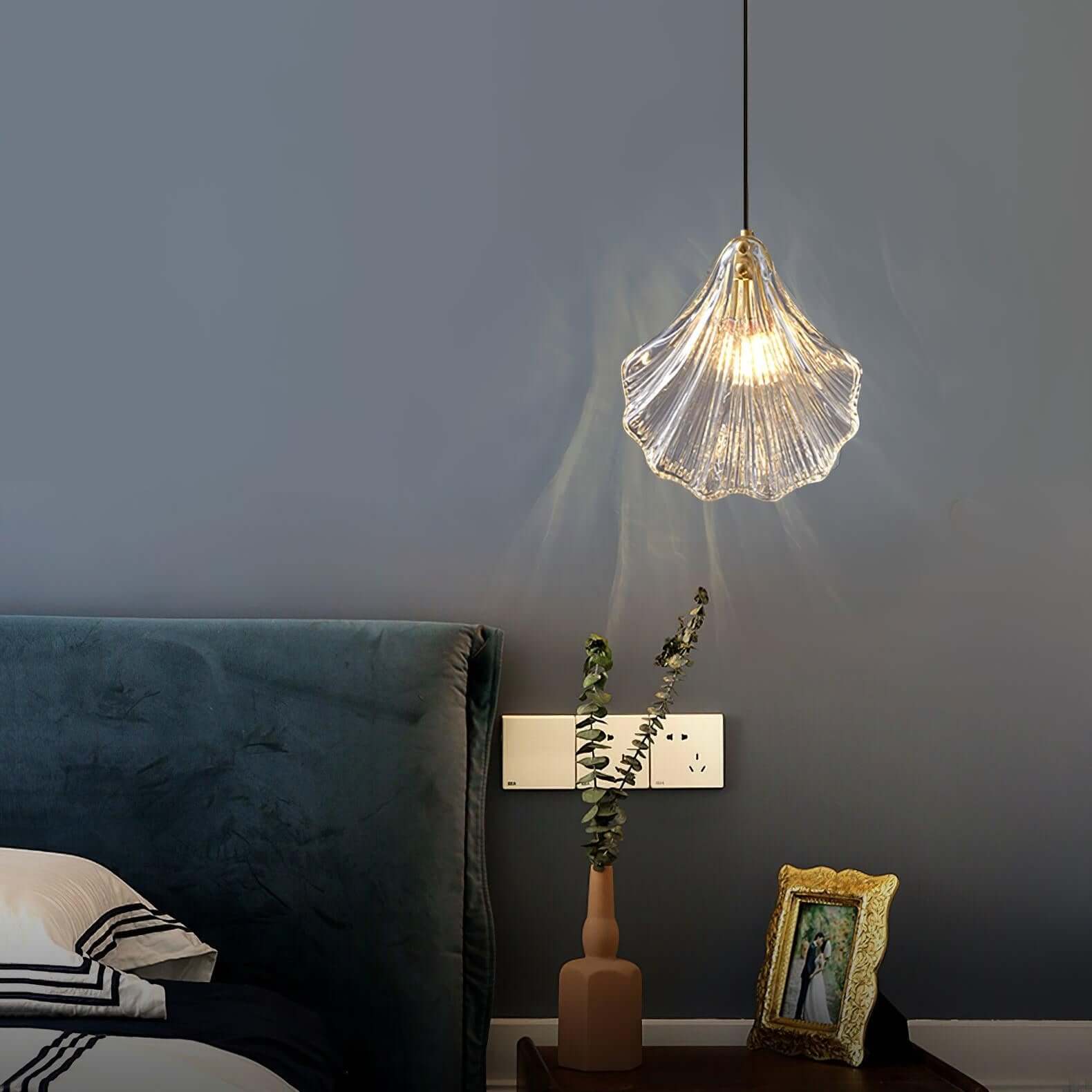 Muschel Mini Pendelleuchte