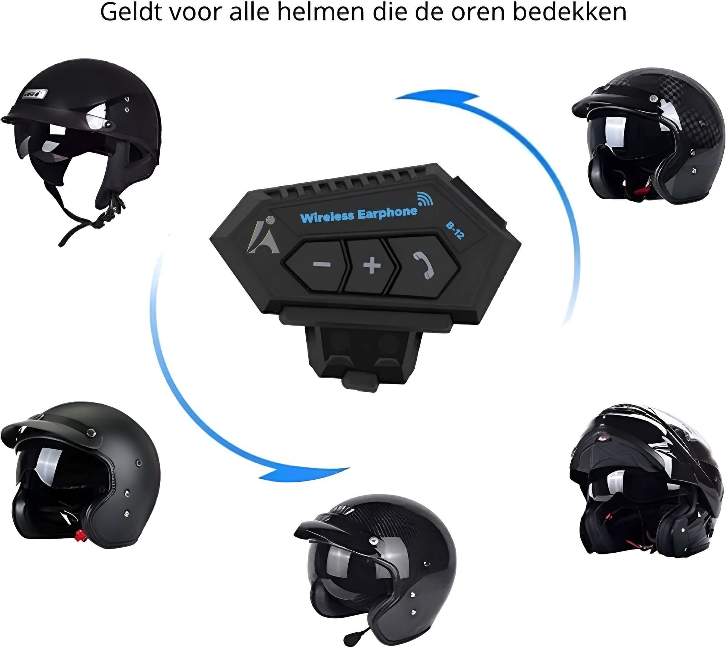 Kabelloses Motorradhelm Headset