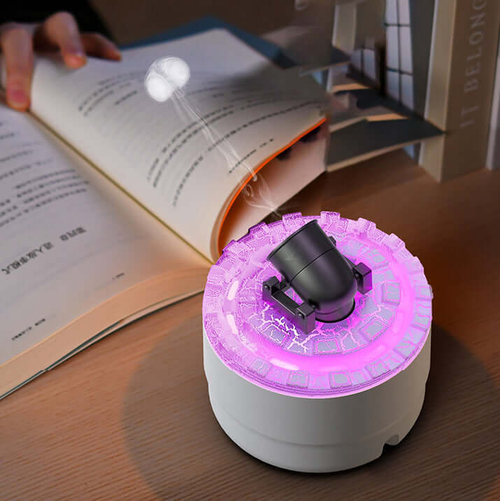 Lava-Aromadiffusor &amp; Luftbefeuchter mit LED-Nachtlicht