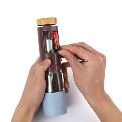 Elektrische Gewürzmühle mit LED-Licht