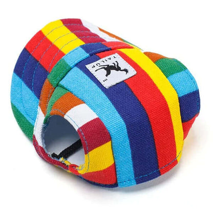 Hunde-Cap mit Ohrenlöchern &amp; Kinnriemen