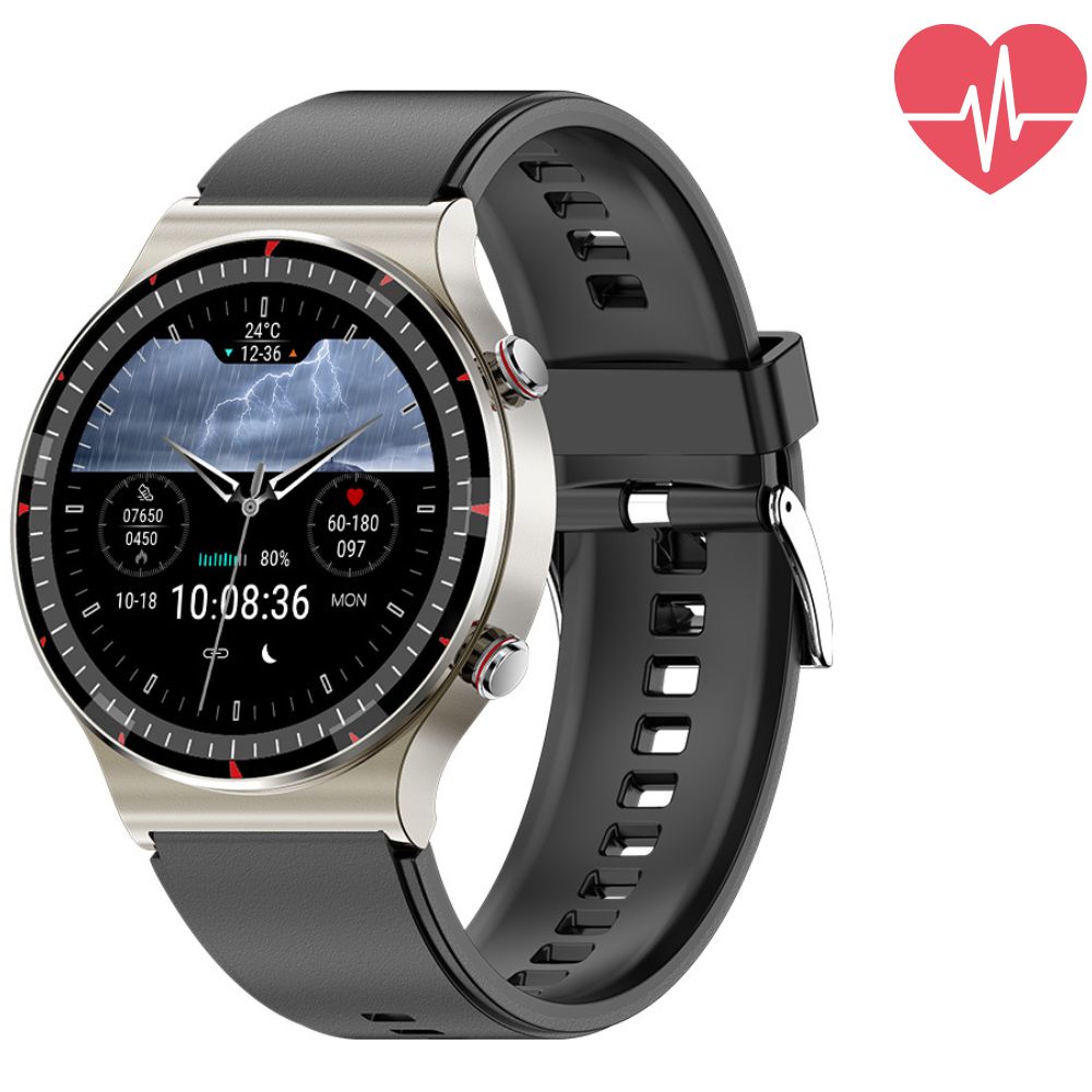 Zelara 2024 Neue EKG+PPG-Smartwatch mit vollem Touchscreen und Blutsauerstoff-Blutdruck-Herzfrequenz