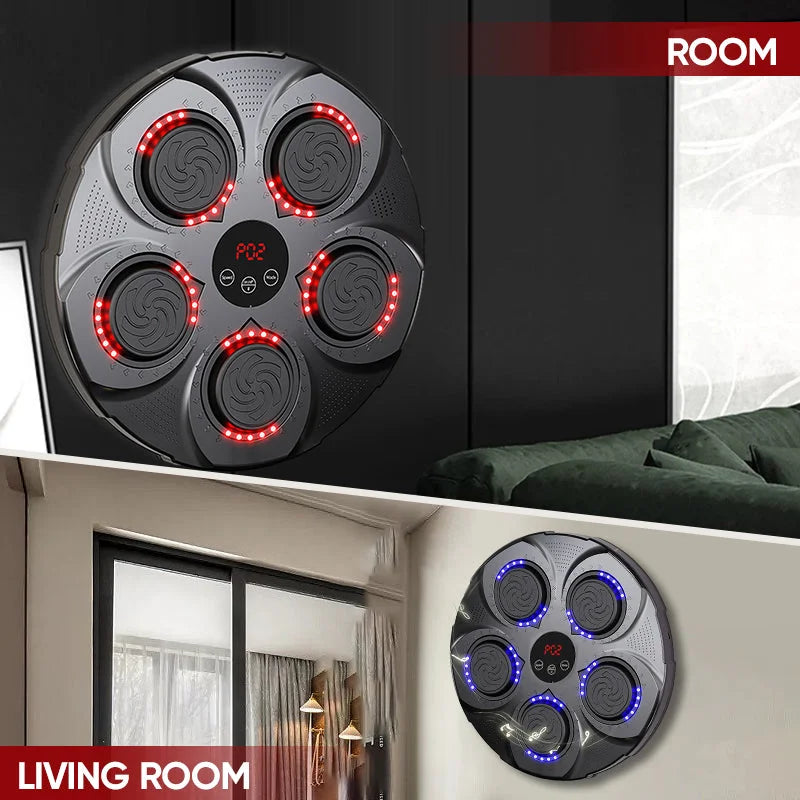 Musik-Boxmaschine Wandmontage Fitness Stressabbau LED Licht Interaktiv für Familie