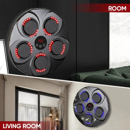 Musik-Boxmaschine Wandmontage Fitness Stressabbau LED Licht Interaktiv für Familie