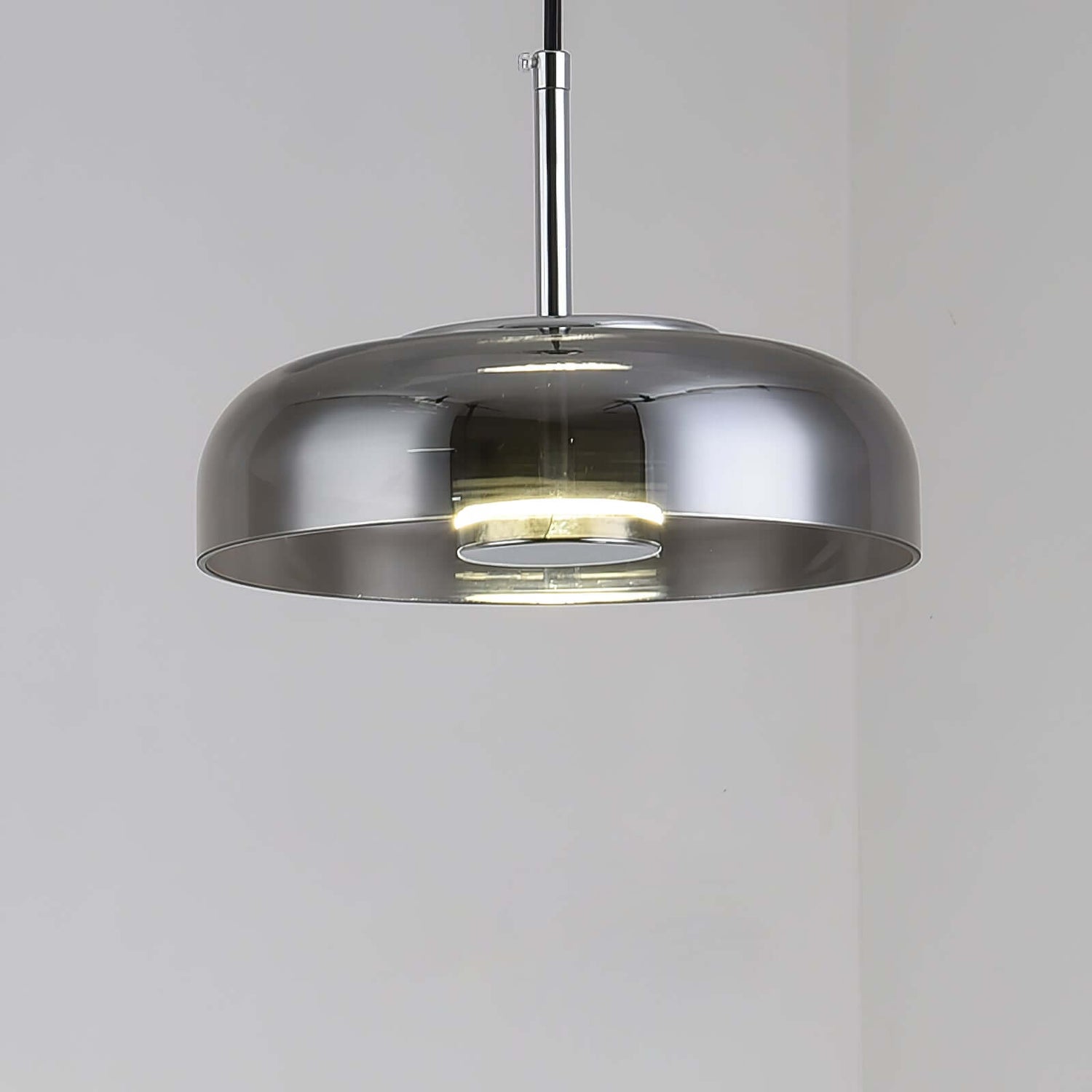 Moderne Pendelleuchte - Messing &amp; Glas