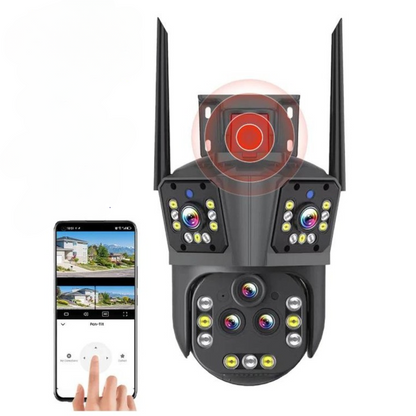 Kabellose Sicherheitskamera 10K - Zoom x20 - DualGuard Ultra 10K