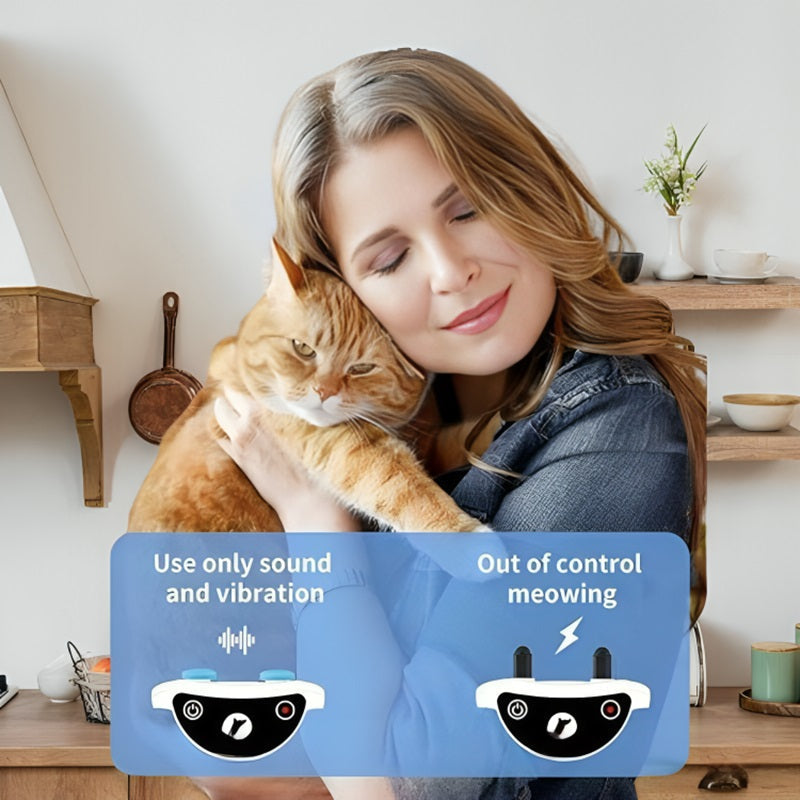 Kat Schrillenkollane mit Fernbedienung für effektive Miaukontrolle