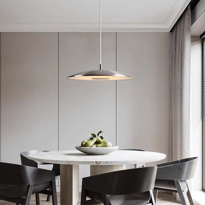 Moderne LED Pendelleuchte - Eisen Nickel