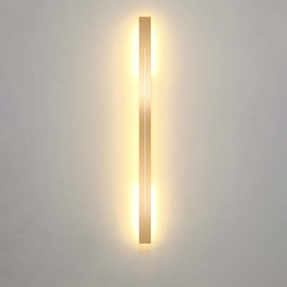 Moderne LED Wandleuchte Gold Schwarz Innen