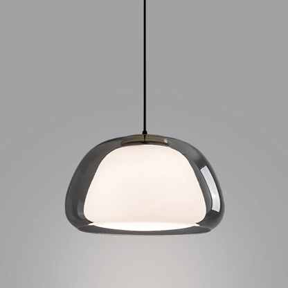 Moderne Milchglas Hängeleuchte Jelly