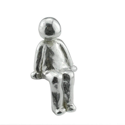 Familienskulptur Einheit Silber