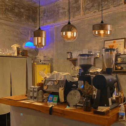 Skandinavische Holz Deckenleuchte