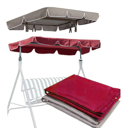 77&quot;X43&quot; Patio Outdoor Garten Schaukel 300D Sonnendach Ersatz Veranda Oberteil Abdeckung Sitz