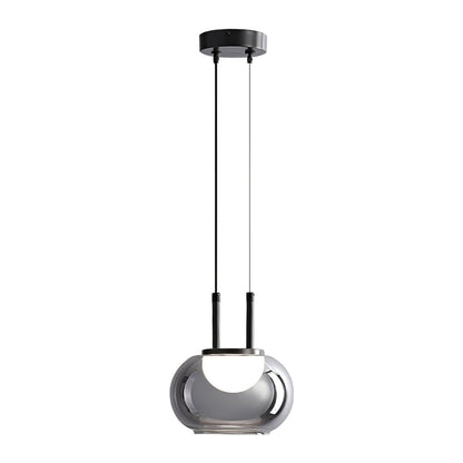 Moderne Halo Pendelleuchte, 3-flammig