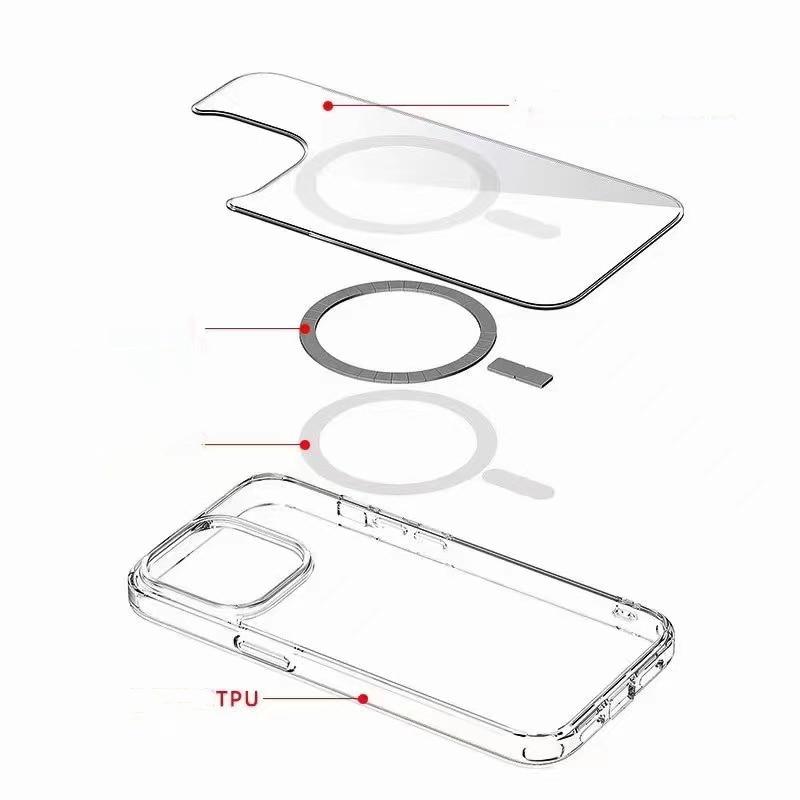 Transparentes MagSafe-Case