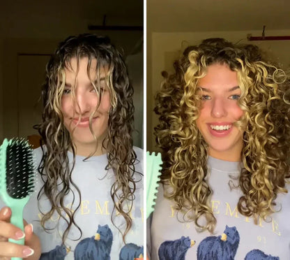 MysticWave| Locken definierender Pinsel für natürliche Locken &amp; Wellen | Haarstyling-Tool für alle Haartypen