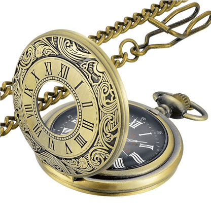 Elegante Vintage Taschenuhr mit Kette