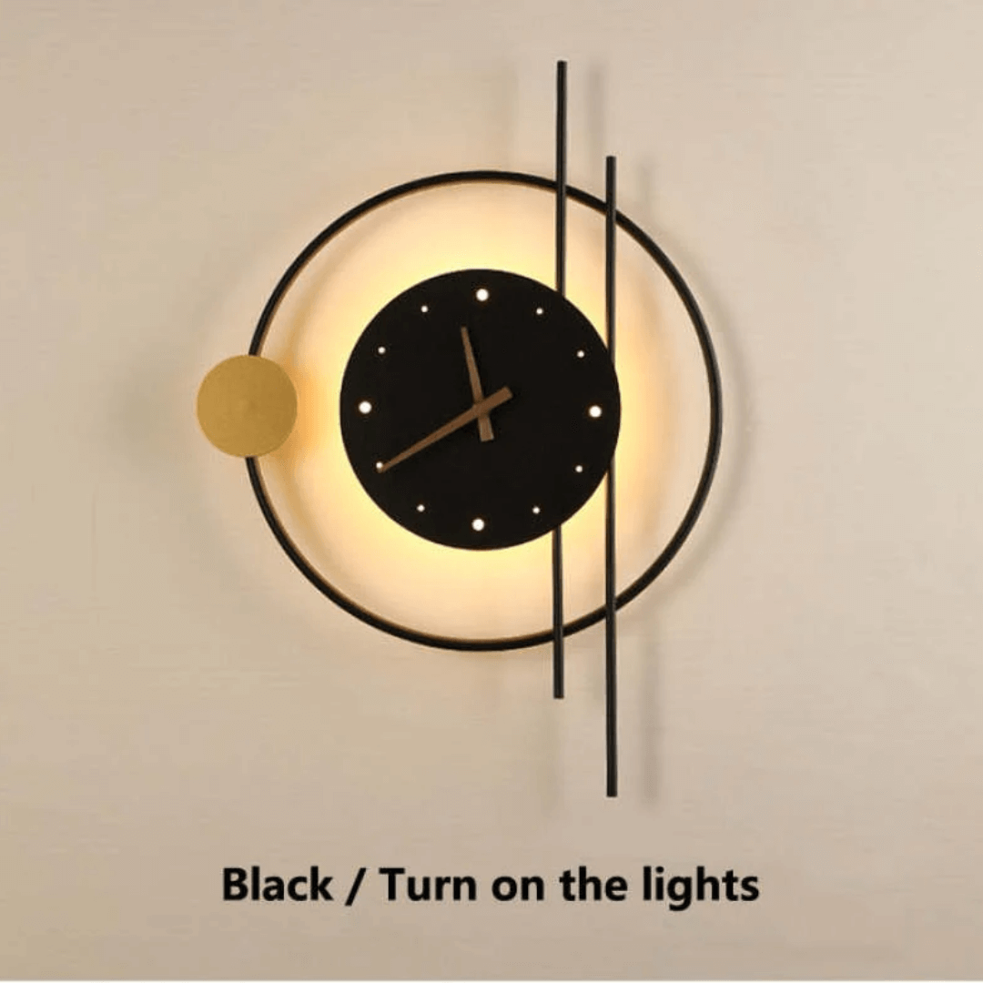 LED Wanduhr mit Beleuchtung, Modernes Design