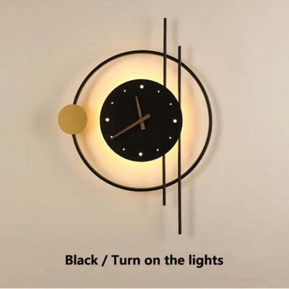 LED Wanduhr mit Beleuchtung, Modernes Design