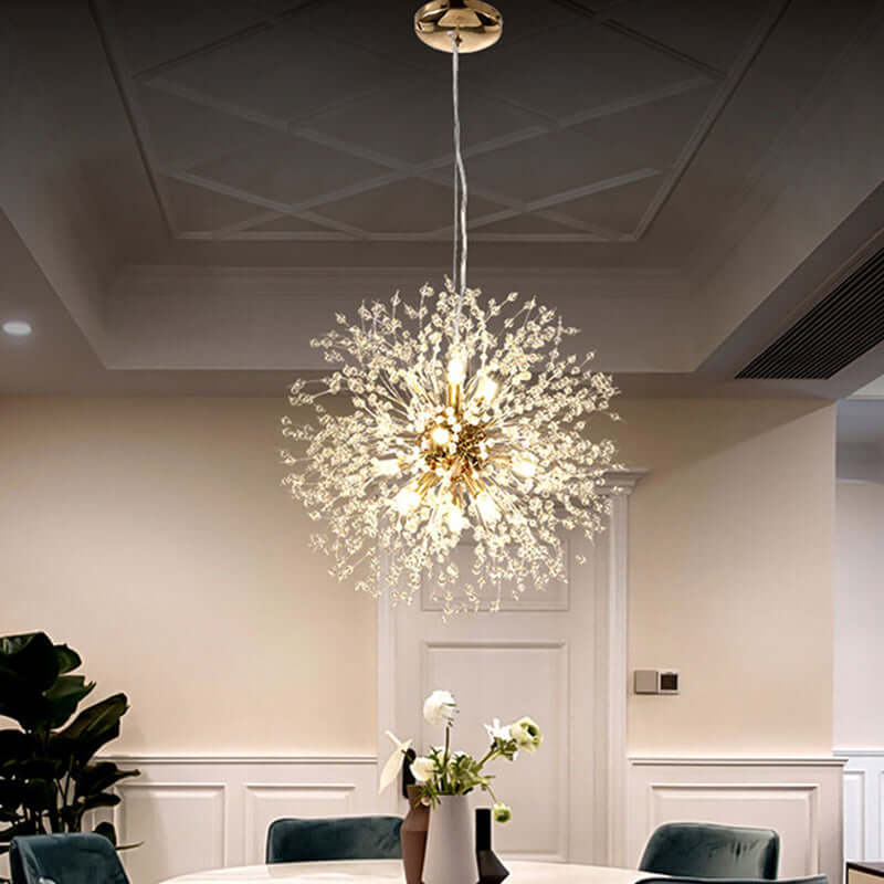 Moderne LED-Kristall-Pendelleuchte