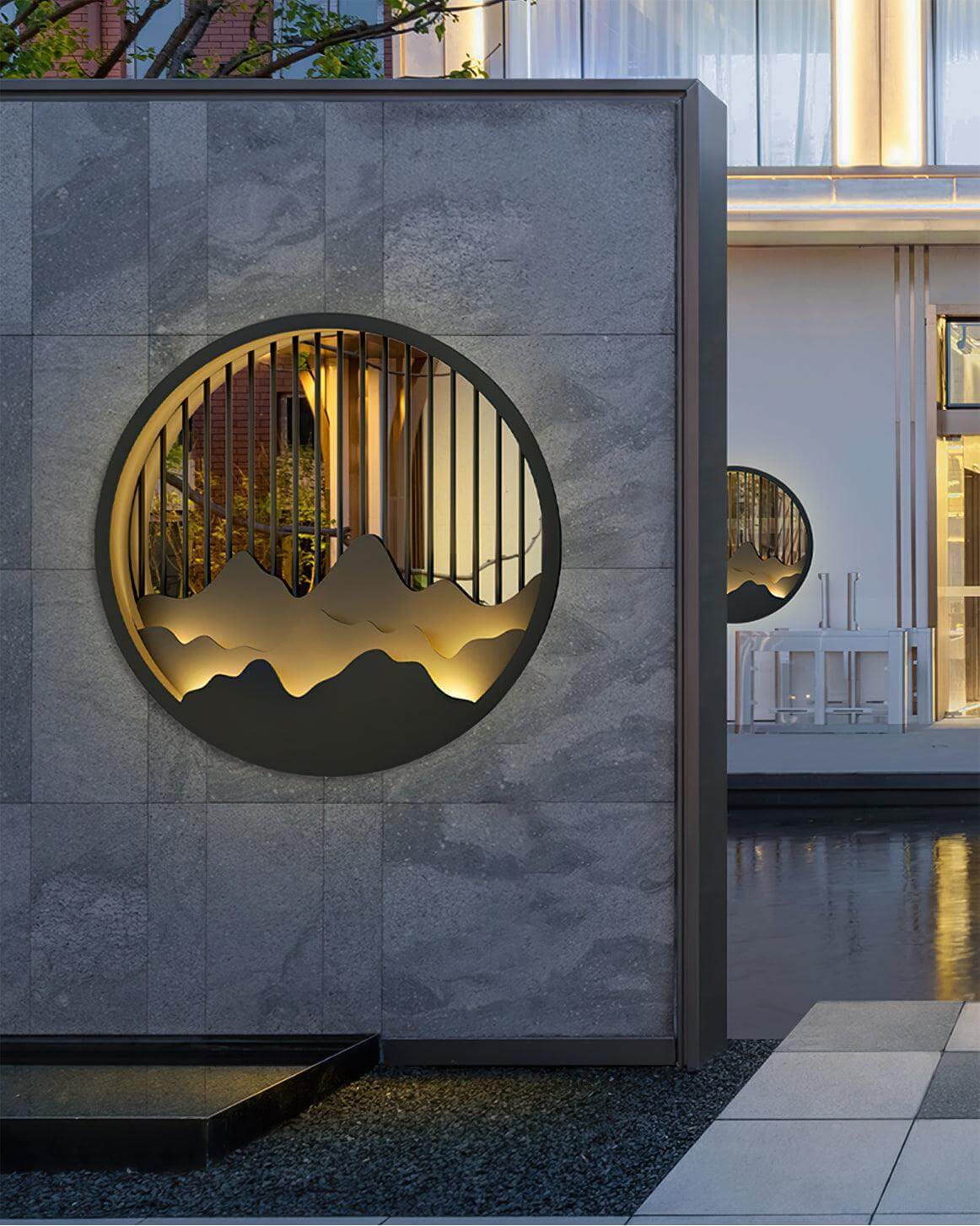 LED-Wandleuchte Außen, Wasserdicht, Modernes Design